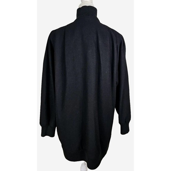 VTG. Hunt Club ~Woman Size12 Petite~ Black Wool Blend Jacket Coat. - Picture 9 of 12